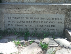 Nephi J. Bott's Poem At Old Ephriam's Grave Courtesy & Copyright Josh boling