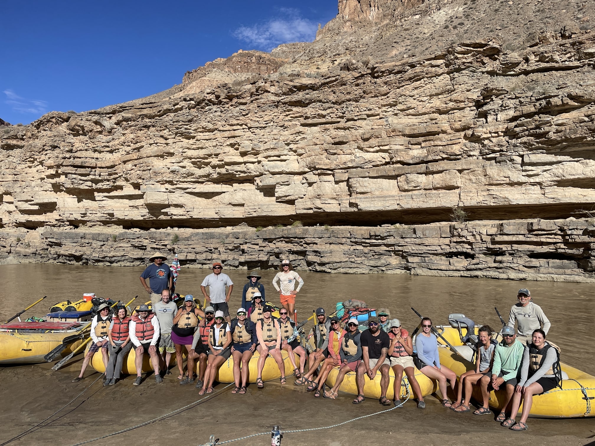 EBLS faculty during a learning retreat to the San Juan River. The rapids called “The Ledge” were located just upstream of this photo. Courtesy & © Joseph Kozlowski, Photographer