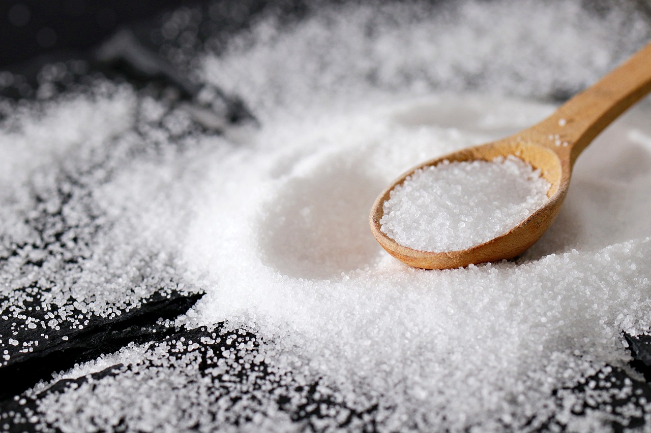 Salt with a Wooden Spoon, Courtesy Pixabay