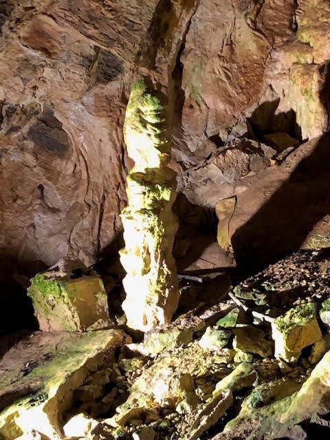 Stalagmite in Minnetonka Cave, St Charles Canyon, West of Bear Lake, Courtesy & Copyright Mary Heers, Photographer