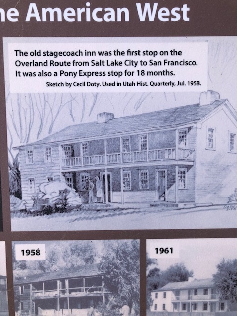 Images of the Old Stagecoach Inn As Sketched by Cecil Doty and Published in the Utah Historical Quarterly July 1958 and other images therein credited. Camp Floyd State Park Museum Image Courtesy & Copyright Mary Heers