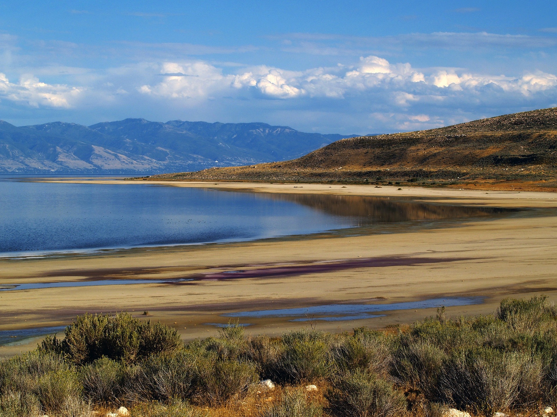 Atmospheric Rivers: The Great Salt Lake, Courtesy Pixabay, David Mark, Contributor